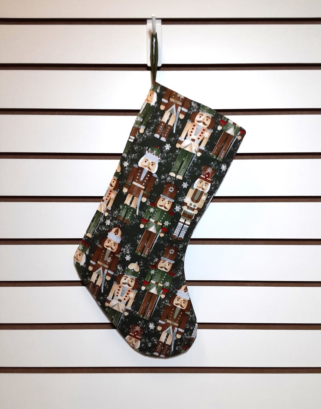Festive Nutcracker Christmas Stocking Etsy