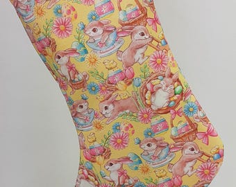 Easter Stocking for Infants, Toddlers and Kids, Maybe Adults Too! Great Alternative to An Easter Basket