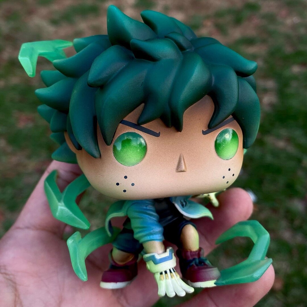 Custom Funko Pop Midoriya Repaint Etsy