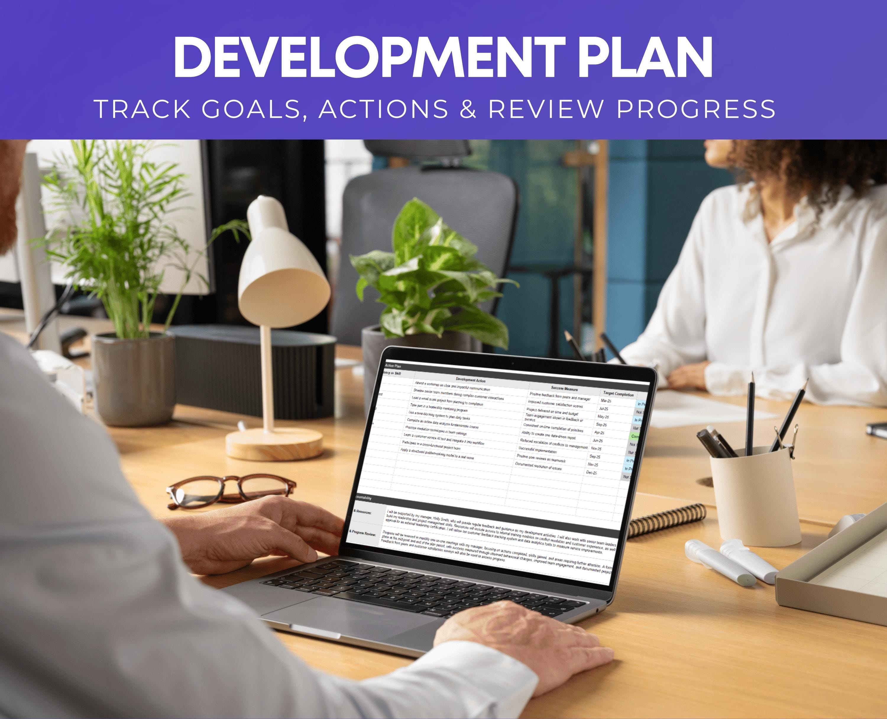 Individual Development Plan Excel Template: Skills & Career Growth ...