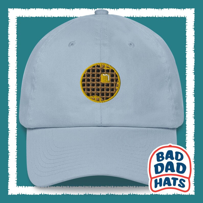 Waffle and Syrup Dad hat, Hungry Dad, Foodie, Breakfast Champion