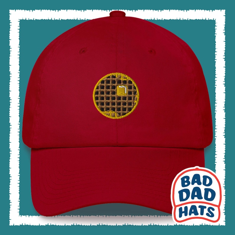 Waffle and Syrup Dad hat, Hungry Dad, Foodie, Breakfast Champion