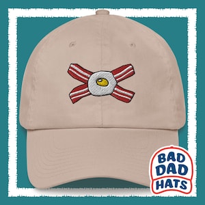 Bacon and Eggs Dad hat, Foodie, Cook, Chef, Breakfast