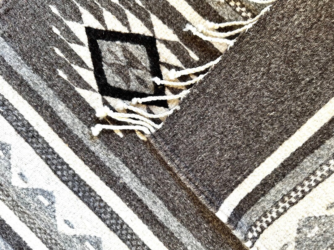 Handmade Oaxacan Wool Rug Etsy