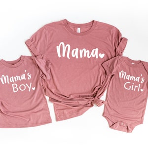 Matching Mommy and me shirts, Mamas boy shirt, Mamas girl shirt, Mama and mini shirts, Matching Family shirt, Matching mothers day shirt