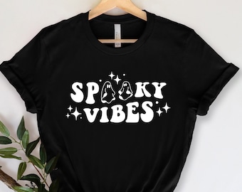 Spooky vibes shirt, Spooky shirt, Halloween shirt, Halloween gift shirt, Funny halloween shirt, Halloween party shirt, Halloween ghost shirt