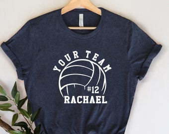 Volleyball Custom Shirt, Custom Volleyball shirt, Personalized Volleyball shirt, Volleyball team shirt, Volleyball School Spirit Shirt