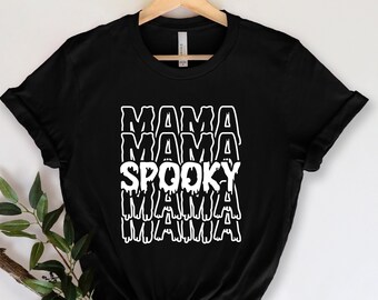 Spooky mama shirt, Halloween shirt, Halloween gifts shirt, funny halloween shirt, Halloween party shirt, Woman halloween shirt