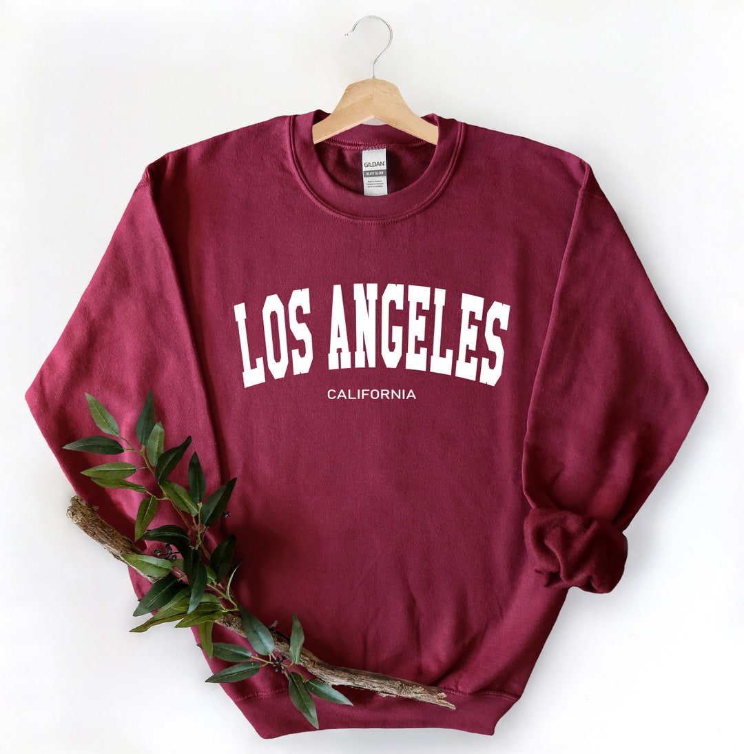 Los Angeles Sweatshirt, Womens Crewneck Sweatshirt, Los Angeles
