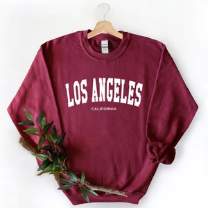Los Angeles Sweatshirt, Womens crewneck sweatshirt, Los Angeles sweatshirt for women, Los Angeles Gift sweatshirt, California Sweatshirt
