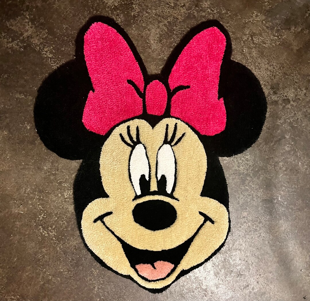 Minnie Mouse Disney Rug for Kids Rooms Disney Accent Rug Etsy