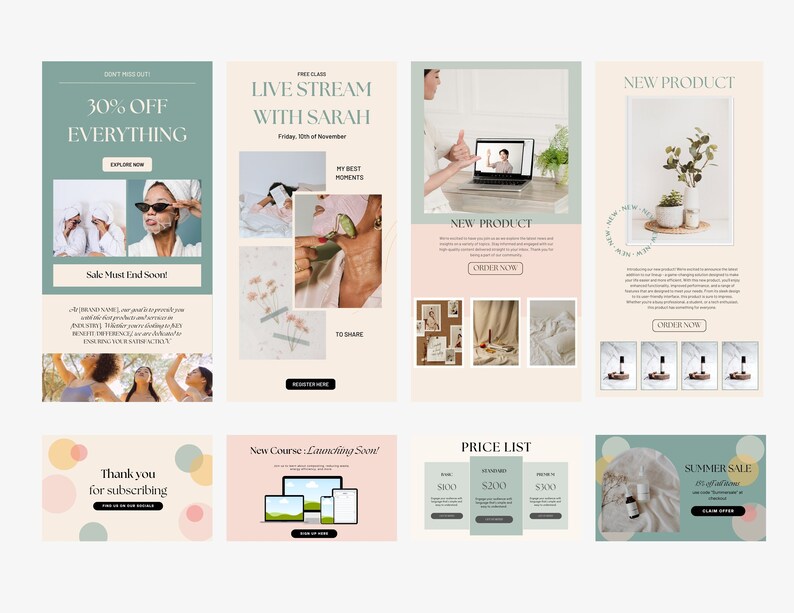 Editable Canva Email Template for Eyecatching Marketing Campaigns