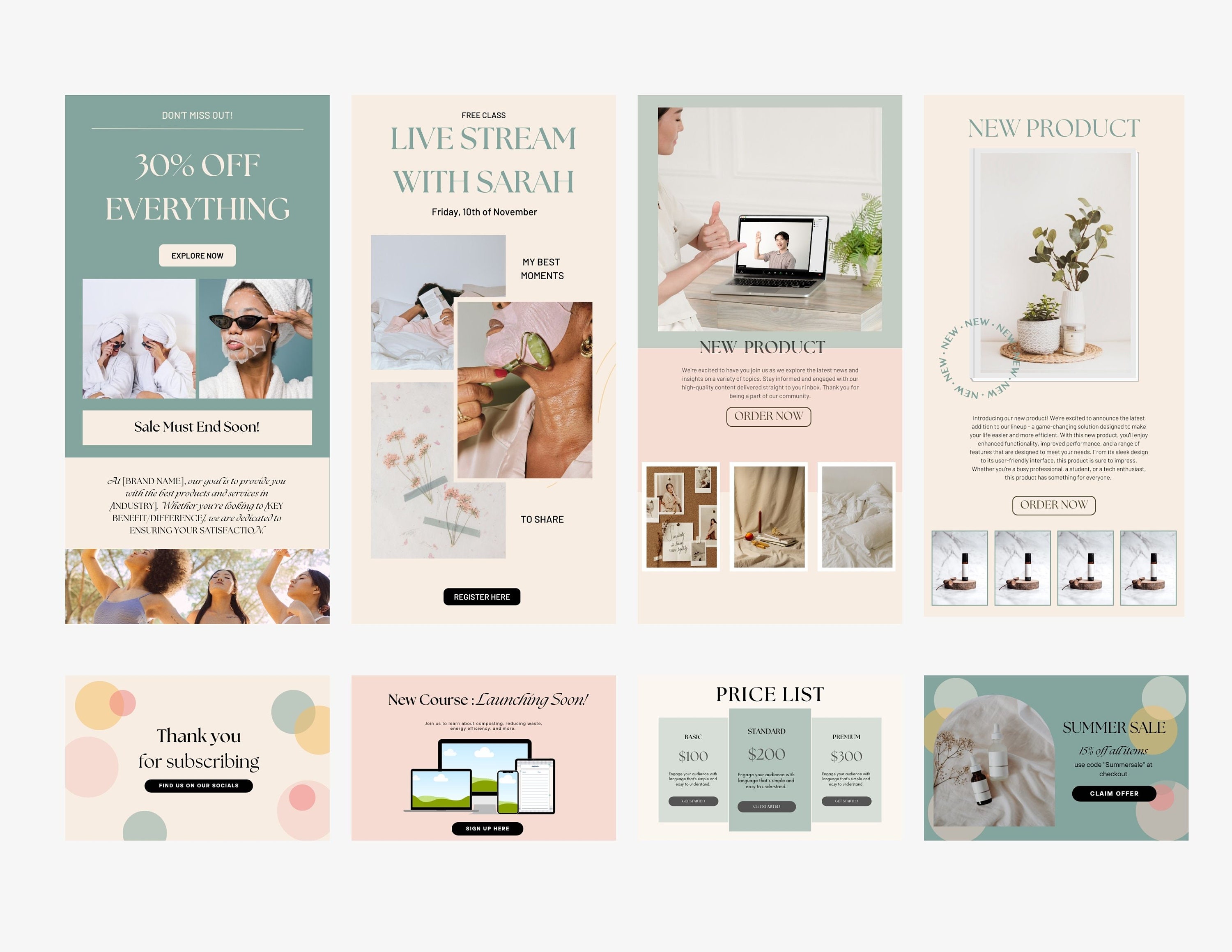 Editable Canva Email Template for Eyecatching Marketing Campaigns