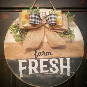 Farm Fresh Door Hanging