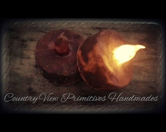 Grungy Flameless Tealight Candle