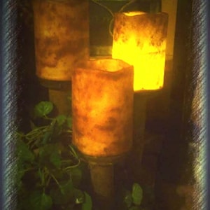 炎のないピラーキャンドル