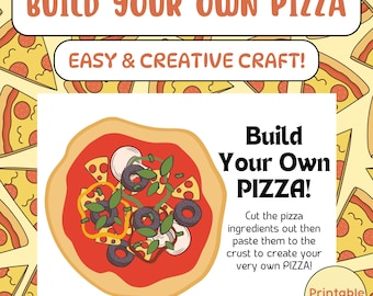 Pizza Making Activity: Interactive Printable for Kids (PDF)