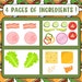 Build Your Own Sandwich Printable Kit - Includes Instruction/bread Page ...