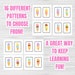 Printable Ice Cream Pattern Building Set – 16 Fun Pattern Cards, 8 ...