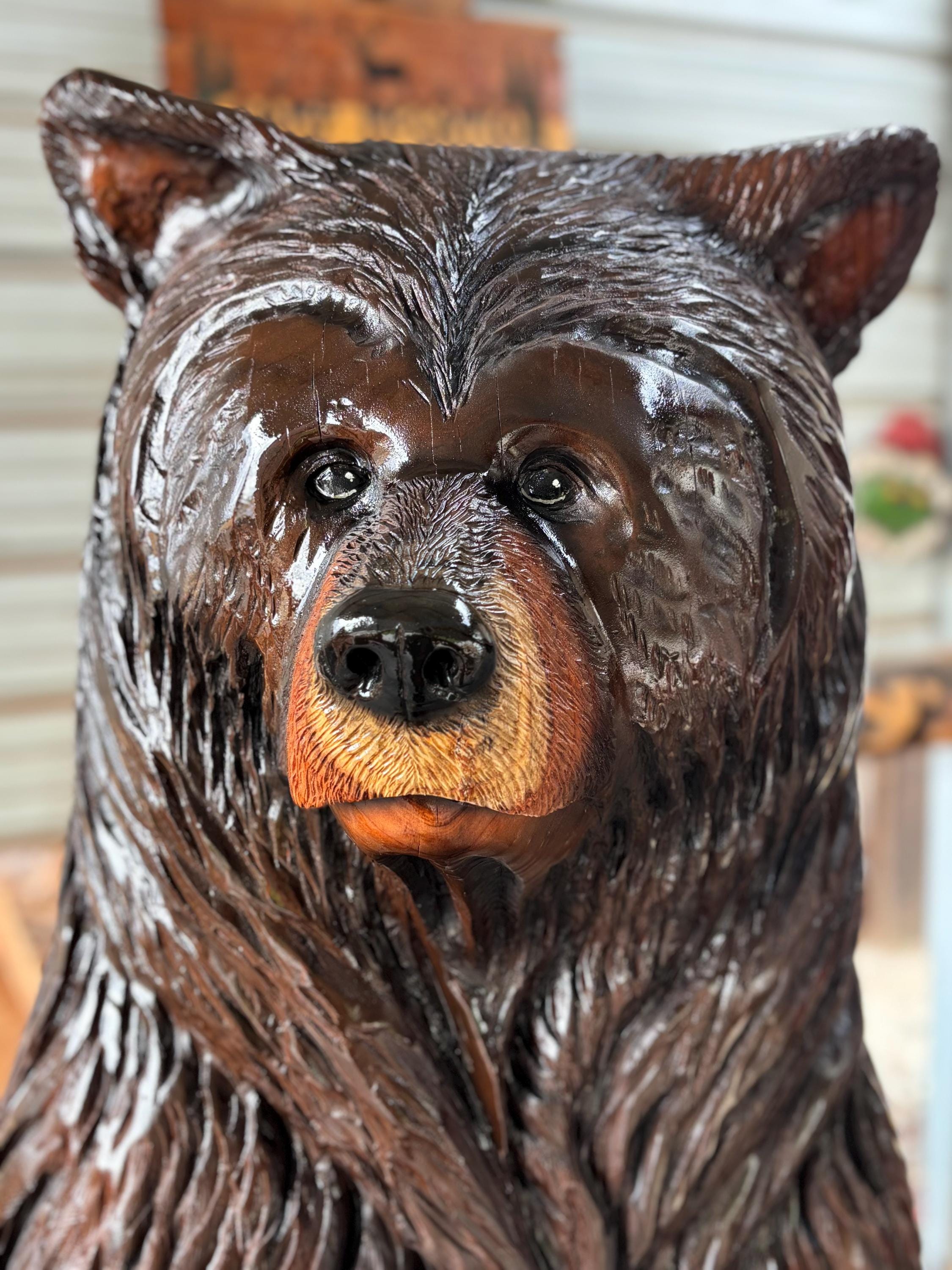 7ft Tall Black Bear (customizable) - Etsy