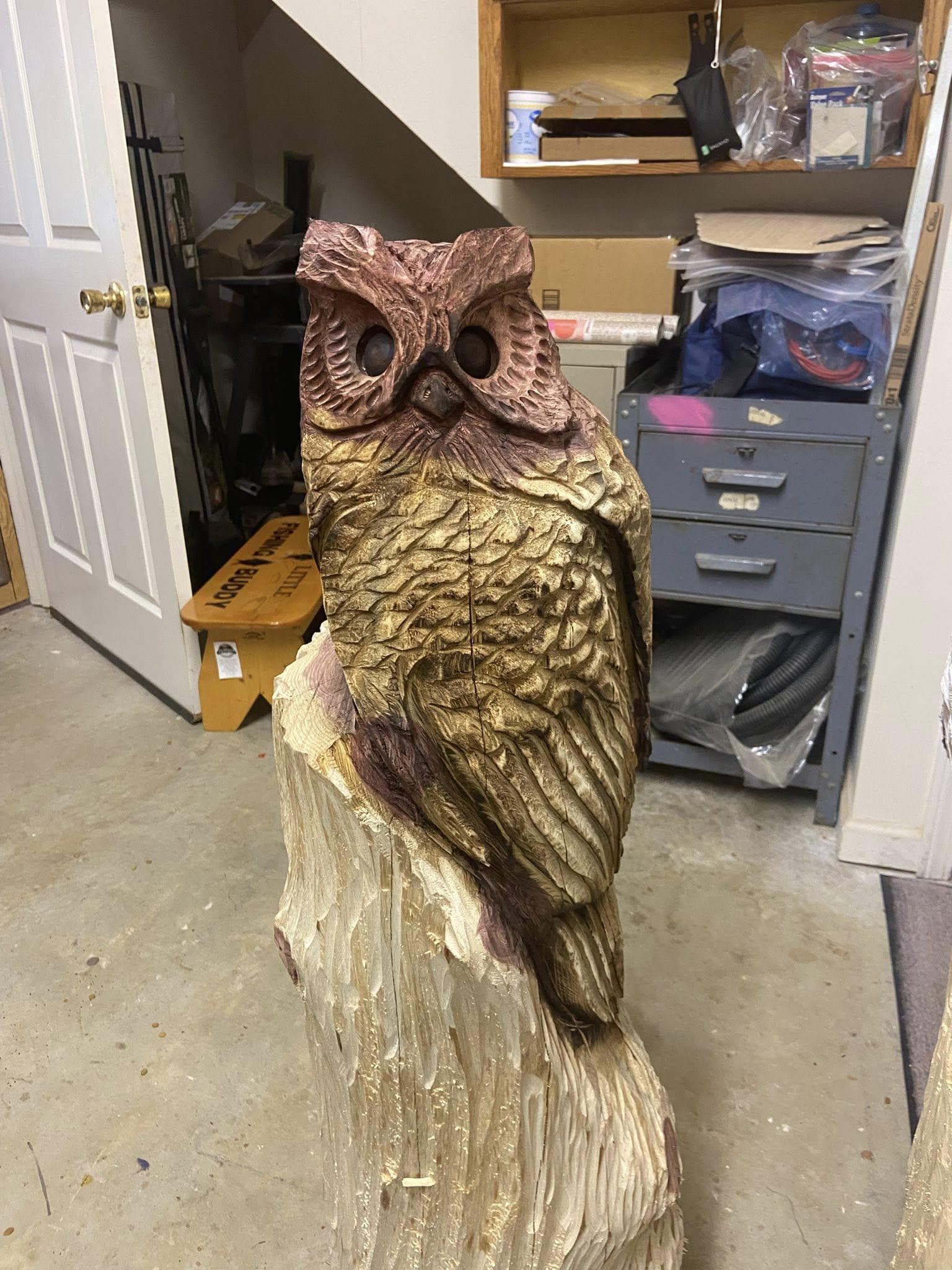 4ft Tall Owl Chainsaw Carving *cedar / Lifetime Warranty* - Etsy
