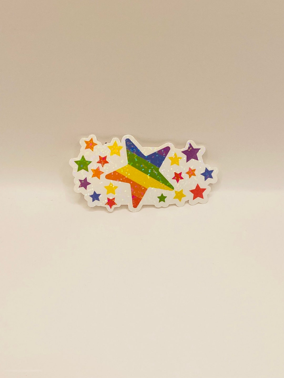 Rainbow Stars Sticker, Rainbow Wall Sticker, Pride, LGBTQI, Pride Gifts