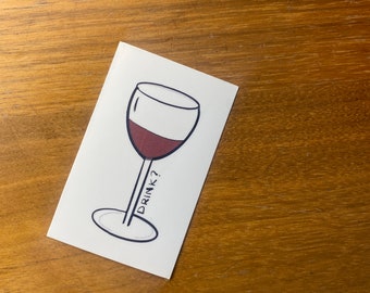 Drink?   -  Single sticker