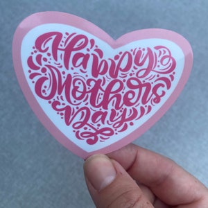 Etiqueta feliz do dia das mães | coração de amor, rosa, dia das mães, dia das mães, presente para a mãe, presente para o dia das mães, lindo rosa