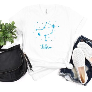 Libra Shirt, Horoscope Gift, Libra  Gifts, Zodiac Signs, Astrology Gift, Celestial Star, Astrology Libra,