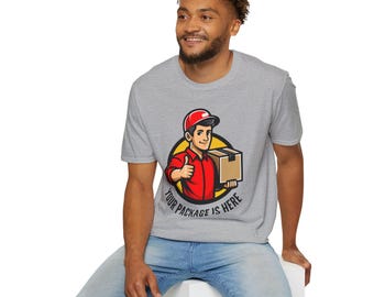 Delivery Guy Illustration T-Shirt | I'm Your Delivery Guy, Courier Tee