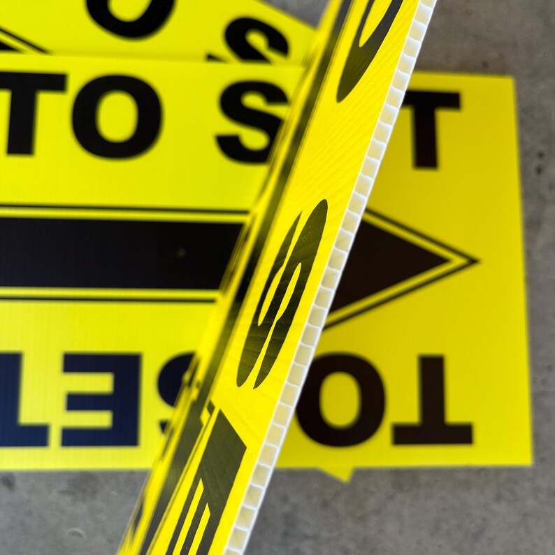 Custom Film Production Sign - Bi-directional Coroplast Sign - Etsy