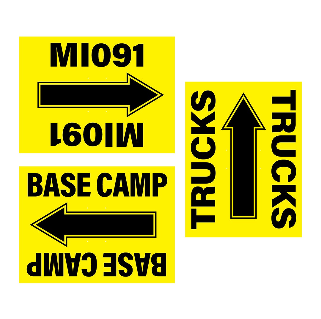 Custom Film Production Sign - Bi-directional Coroplast Sign - Etsy
