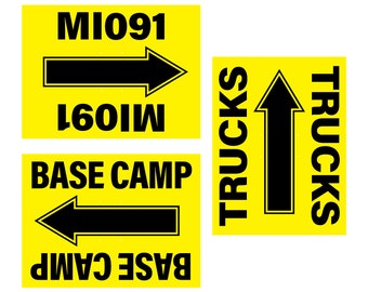 Custom Film Production Sign - Bi-directional Coroplast Sign