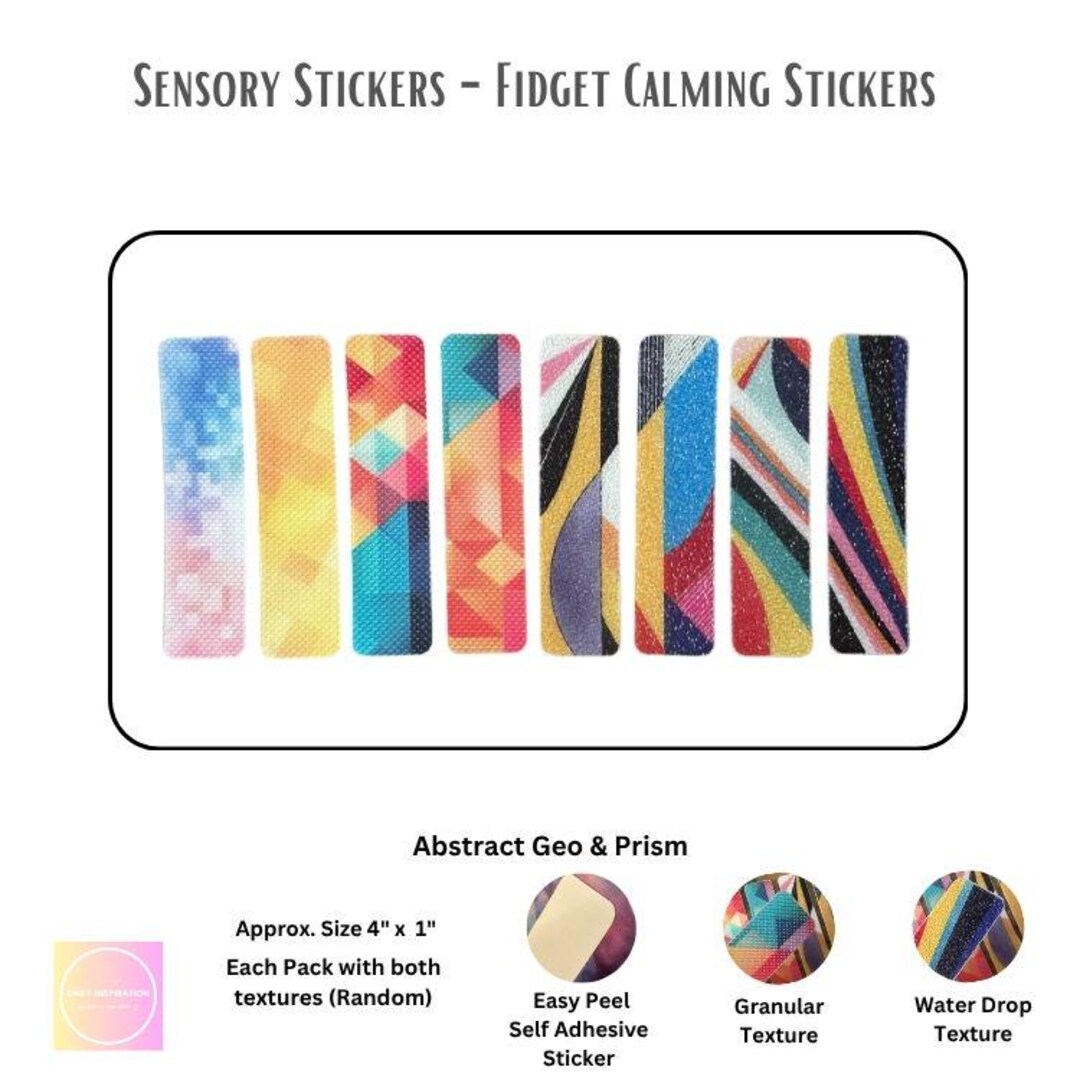 Seonsry Sticker Textured Sensory Fidget Stickers, Anti-stress Calming Tape - Etsy