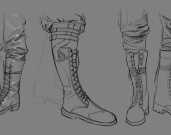 Custom Leather Long Boots: Handmade Men's Design
