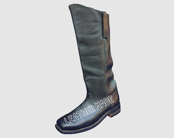 Cavalry Boots American Civil War Men&#39;s Black Boots Long boots. Cavalry boots available in Black, Brown and natural color.