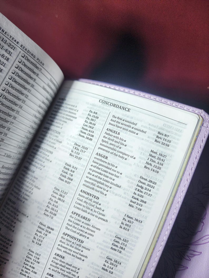 Personalized Prayer Bible Custom Name Bible Engraved Girl's Bible for Bible Study Tools for Prayer Time Bible image 14