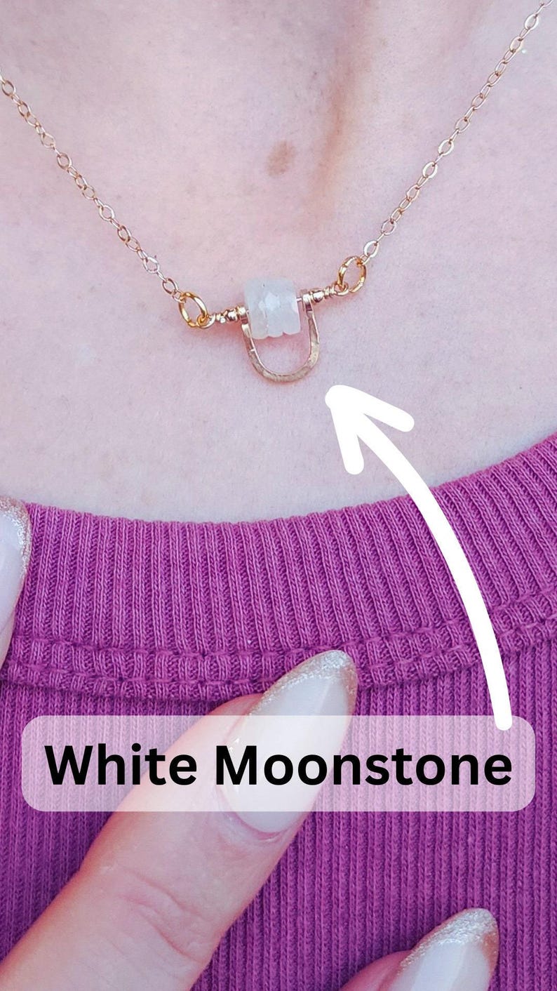 Gold Filled Permanent Jewelry Charm Connector Labradorite Sterling Silver Charm Connector Gemstone Charm 14K Gold Boho Style Charm Bracelet White Moonstone