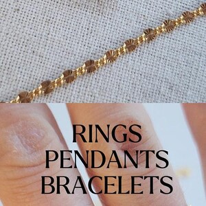 Gold Filled Permanent Jewelry Charm Connector Labradorite Sterling Silver Charm Connector Gemstone Charm 14K Gold Boho Style Charm Bracelet image 10