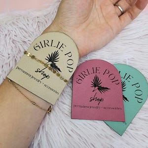 Permanent Jewelry Leatherette Patch Cute Leather Patch Wrist Protector Business Logo Permanent Jewelry Welder Patch Personalized