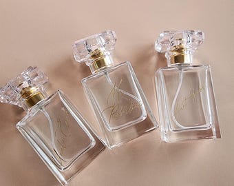 Empty Perfume Bottle Custom Engraved Golden Birthday Keepsake for Mothers Birthday Girlfriend Gift for Favorite Daughter Graduation Memory