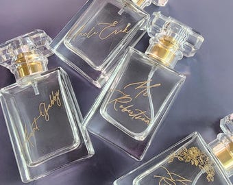 Personalized Wedding Guest Bulk Favor for Family of Bride Guest Hotel Welcome Gift for Destination Wedding Travel Perfume Bottle Keepsake