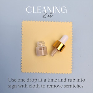 Acrylic Cleaning Kit Scratch Remover for Acrylic Sign Scratch Remover Plastic Scuff Remover Solution for Plastic Scratch Sign Cleaning Kit