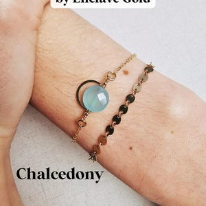 Permanent jewelry business supplies permanent jewelry charm connectors 14k gold filled gemstone charm for permanent jewelry business