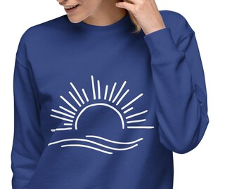 Celestial Sweatshirt sun graphic celestial sweat shirt astrology sweatshirt minimalist design sweatshirt for nature lover sweater spiritual