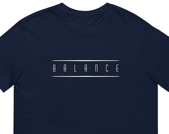 Minimalist shirt for Balance shirt Gift for Minimalist People shirt Minimal Gift Shirt for him her Alternative Clothes with linear design