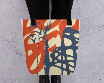 Red White Blue Bag for Her America Tote Bag for Women, American Flag Design, 4th of July Gift, Fourth of July, Patriotic Gifts, USA Tote Bag