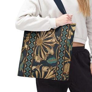 Vintage Floral Tote Bag, Eco-Friendly Grocery Bag, Boho Chic Handbag, Boho Beach Bag, Gift for Her, Travel Accessory, Unique gift for her