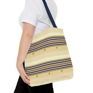 Tribal Tote Bag, Boho Chic Tote with Ethnic Print Bag, Eco-Friendly Reusable Shopping Bag, Culture Enthusiast Totes, Travel Bag Gift for Her