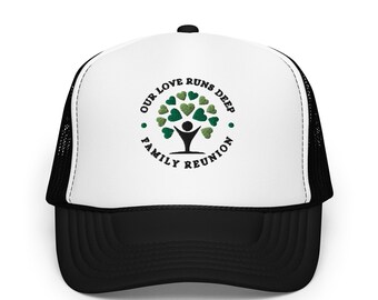Tree of life hat Family Reunion 2024 Cap Gift for Family Reunion Matching Hats with Our Love Runs Deep Minimalist Tree hat Family Cap Gift